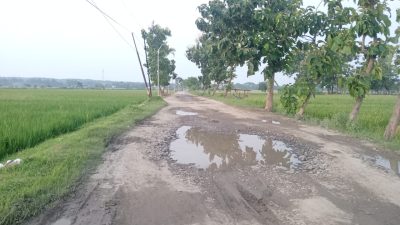 Jalan Penghubung Antar Dua Desa di Kecamatan Plandaan Rusak Parah