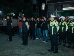 Polres Jombang Gelar Pengamanan Jalur Kepulangan Warga Baru IKS-PI Kera Sakti