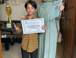 Madhava Bayanaka Mahabbi, Anak Deviana Safara Raih Peringkat Satu di Kelasnya