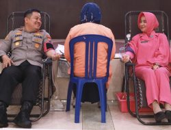 HUT Bhayangkara ke-79, Polres Jombang Peduli Sesama Lewat Aksi Donor Darah
