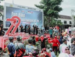 Meriahkan HUT Bhayangkara ke-79, Polres Jombang Gelar Olah Raga Bersama dan Fun Bike