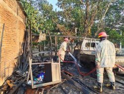 Bengkel di Mojoagung Jombang Dilalap Si Jago Merah, Satu Pikap Ikut Ludes Terbakar