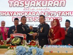 Tasyakuran Hari Bhayangkara ke-79, Polres Jombang Berikan Penghargaan kepada Bupati, Dandim dan Pemenang Lomba