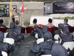 Pengamanan Pengesahan Warga Baru PSHT Parluh 16 Cabang Jombang Berjalan Kondusif