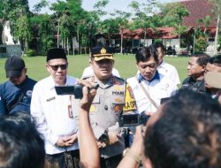 Kapolres Jombang Pimpin Apel Akbar Kebangsaan Bersama Serikat Pekerja Buruh Kabupaten Jombang