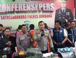 Rumah Kontrakan Mojongapit Dijadikan Tempat Tanam Ganja, Polisi Tetapkan Empat Tersangka