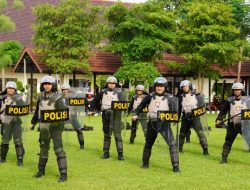 Polres Jombang Gelar Latihan Dalmas untuk Kesiapan Pelayanan Kegiatan Unjuk Rasa